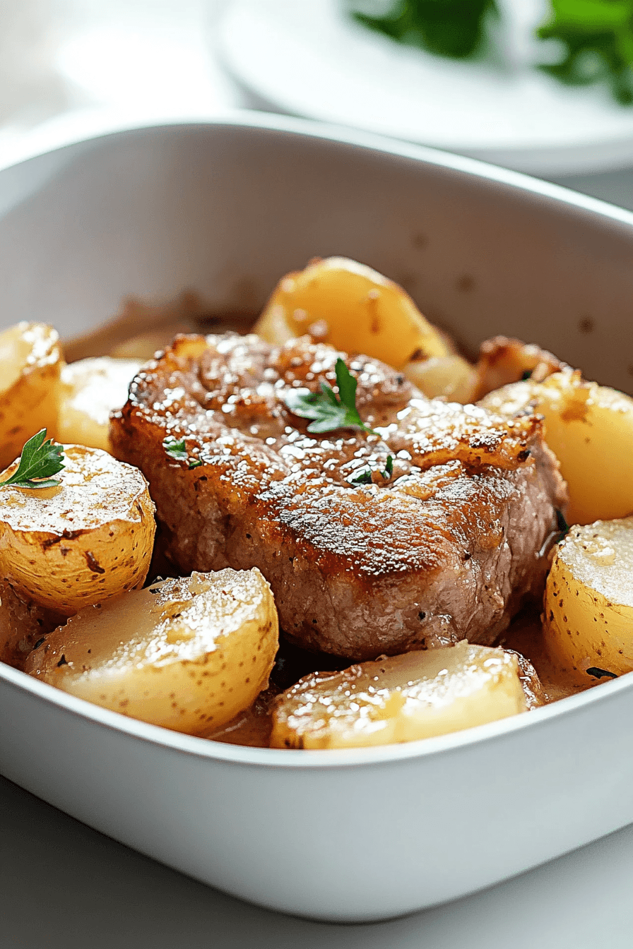 Pork Chop Potato Casserole Recipe