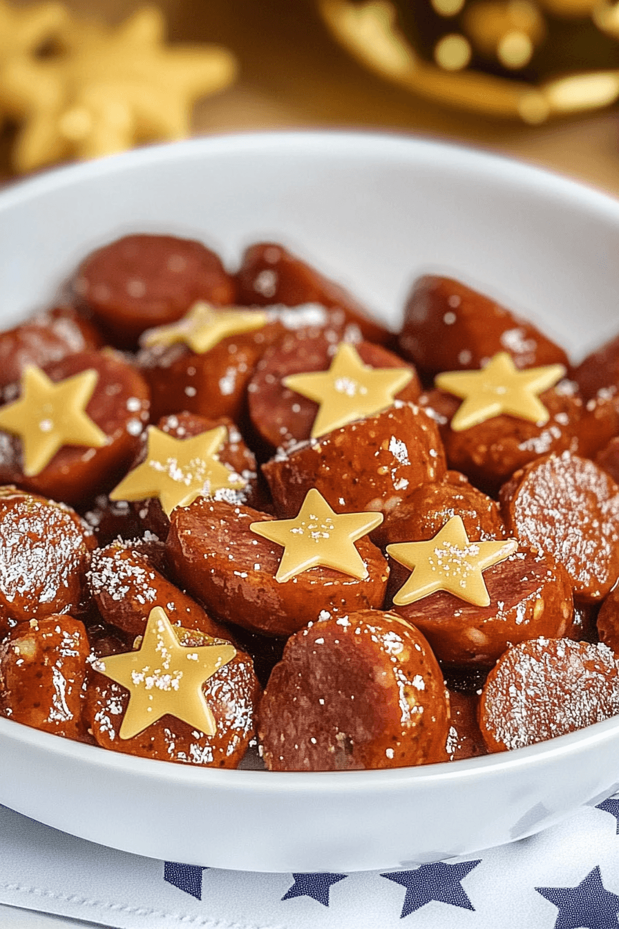 Patriotic Kielbasa Snack Bites: A Festive And Flavorful Independence Day Treat 13 Star Spangled Kielbasa Bites