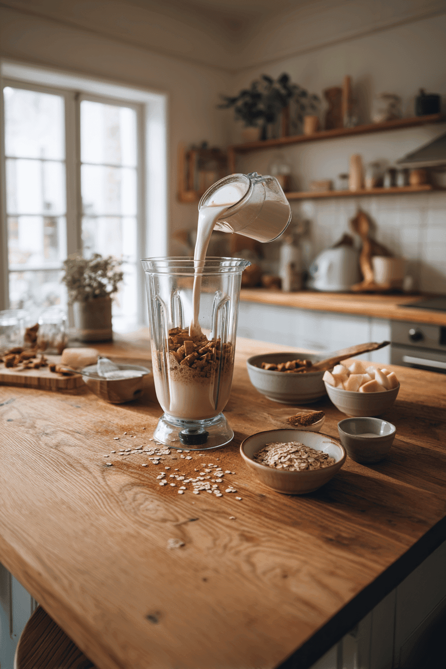 Apple Cinnamon Protein Smoothie