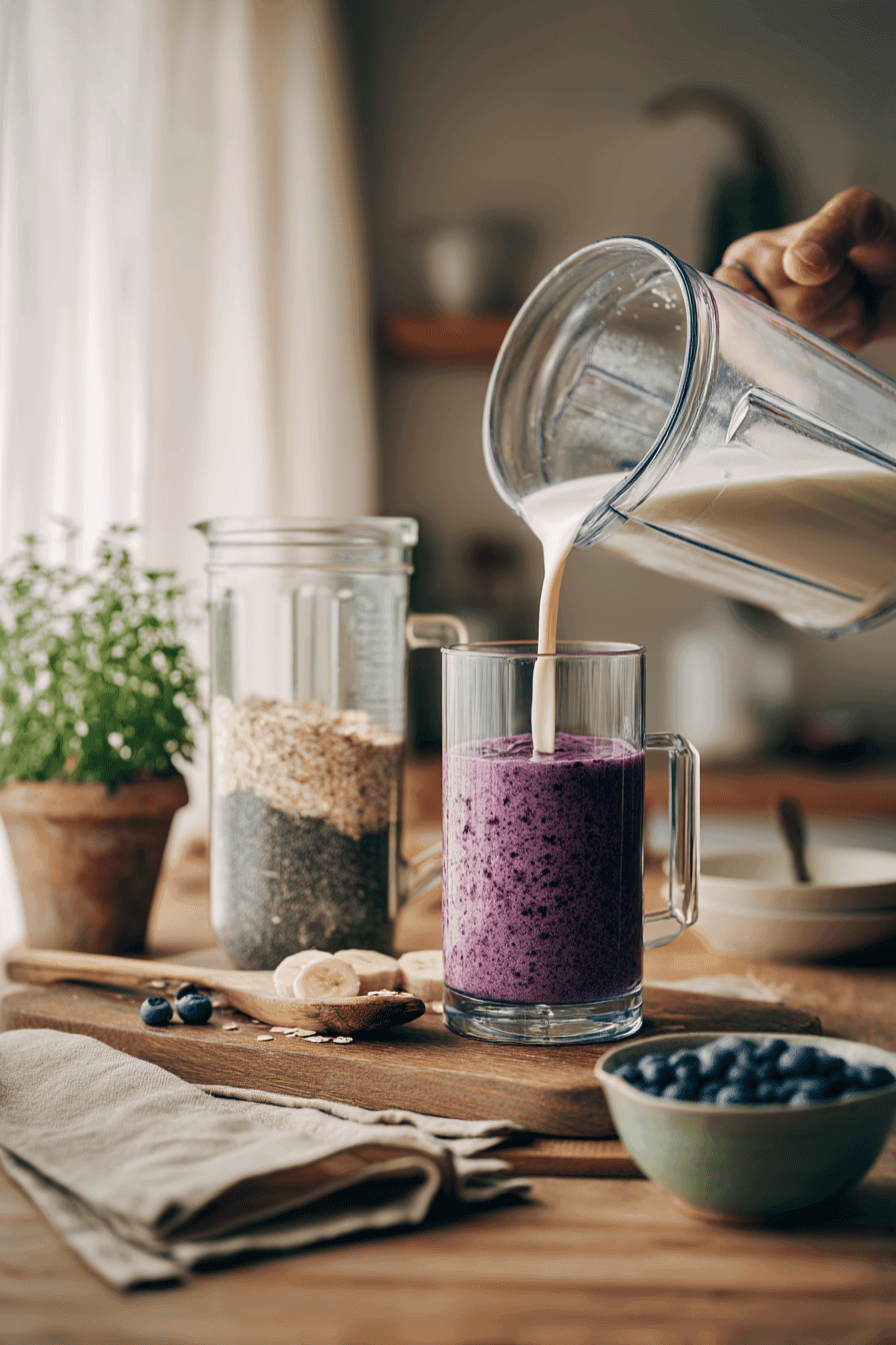 Blueberry Banana Smoothie