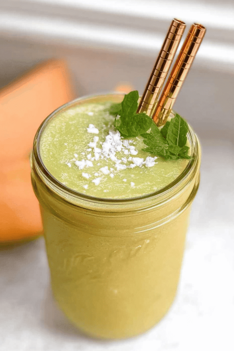 Cantaloupe Melon Smoothie 2.Png