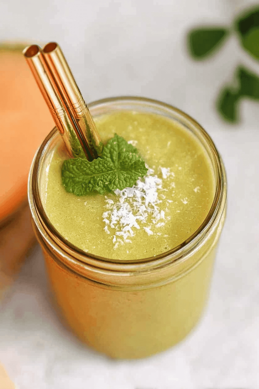 Cantaloupe Melon Smoothie