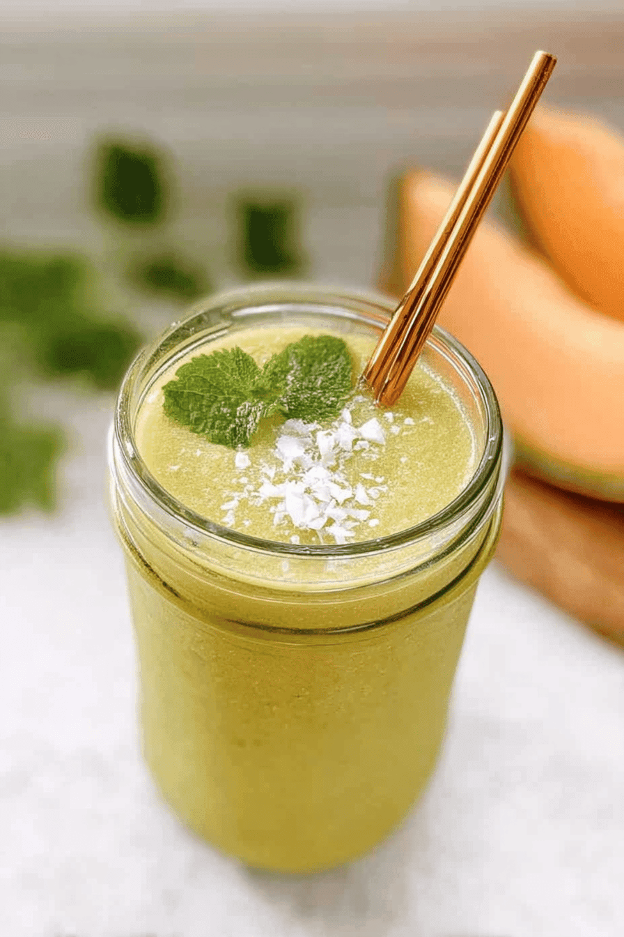 Cantaloupe Melon Smoothie