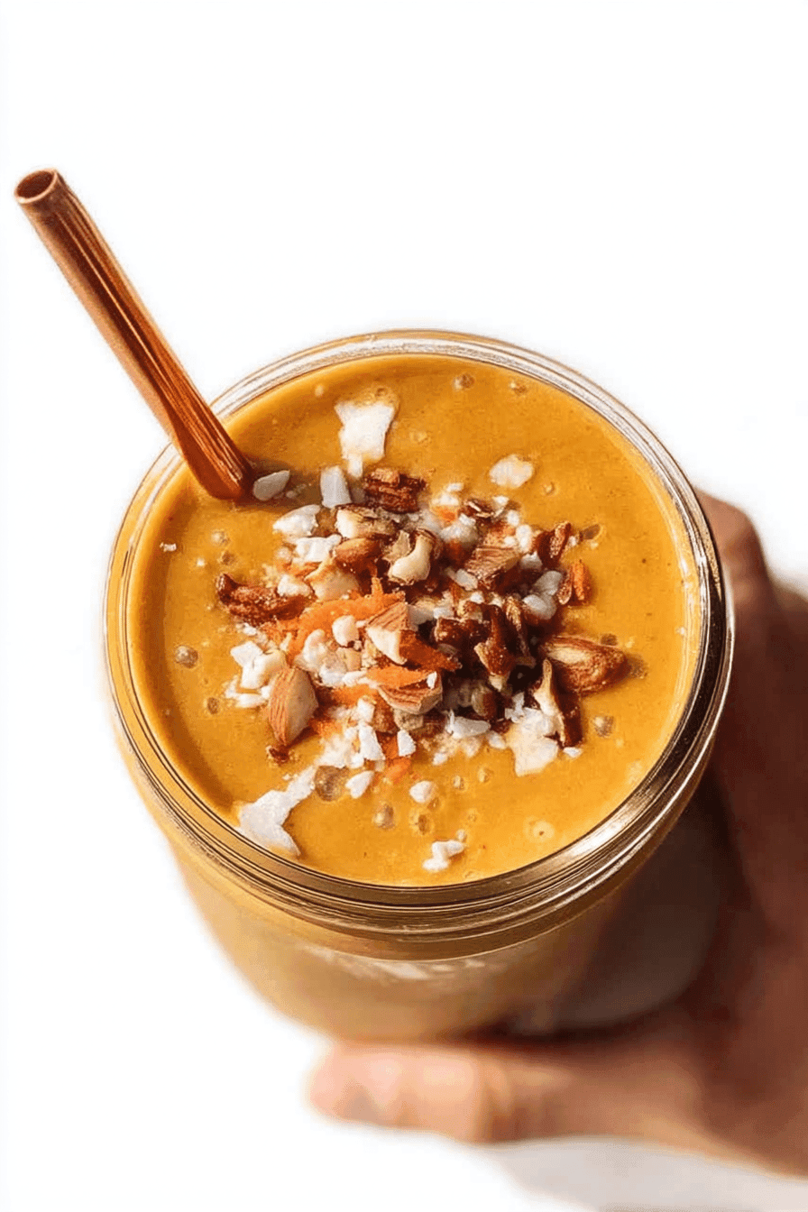 Nutritious Creamy Carrot Cake Smoothie Recipe For A Healthy Treat 10 Carrot Cake Smoothie