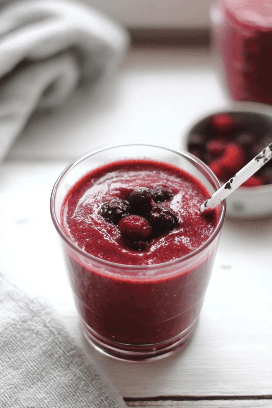 Chocolate Cherry Cold Brew Smoothie