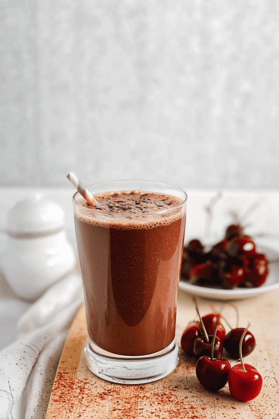 Chocolate Cherry Mocha Cold Brew Smoothie Recipe For A Refreshing Boost 10 Chocolate Cherry Cold Brew Smoothie