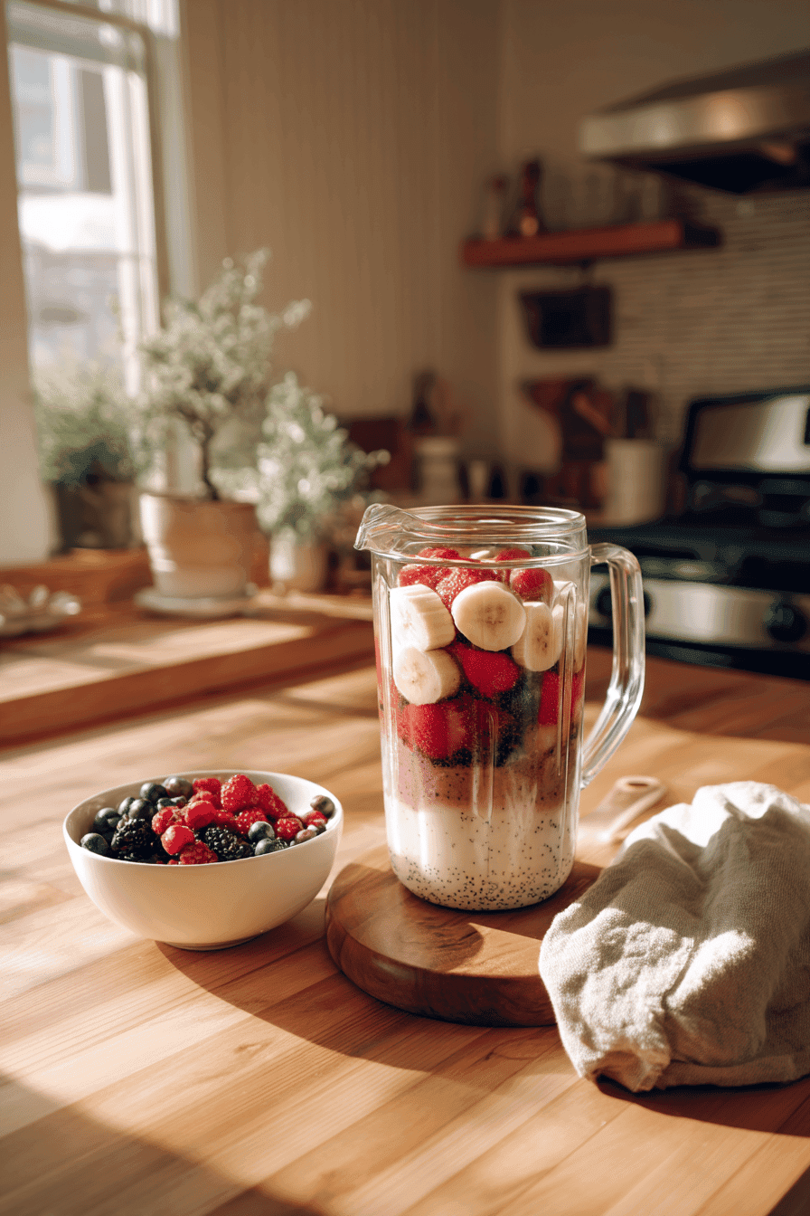 Chocolate Cherry Cold Brew Smoothie