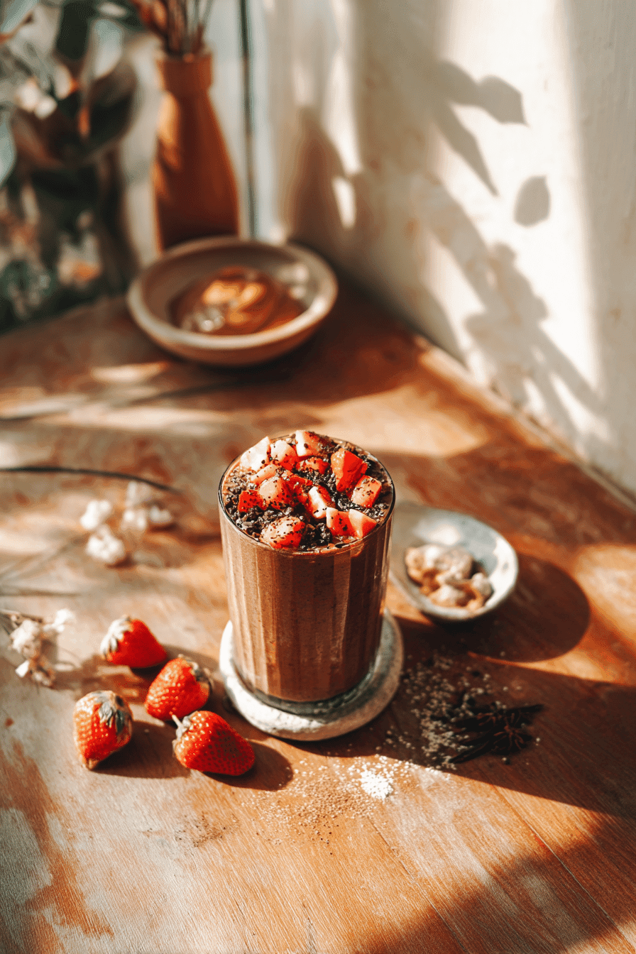 Chocolate Strawberry Smoothie