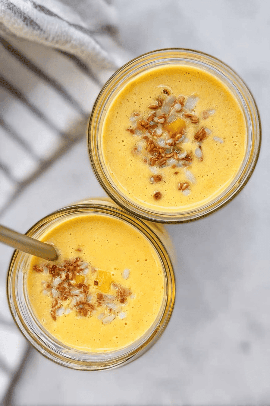 Creamy Tropical Turmeric Smoothie