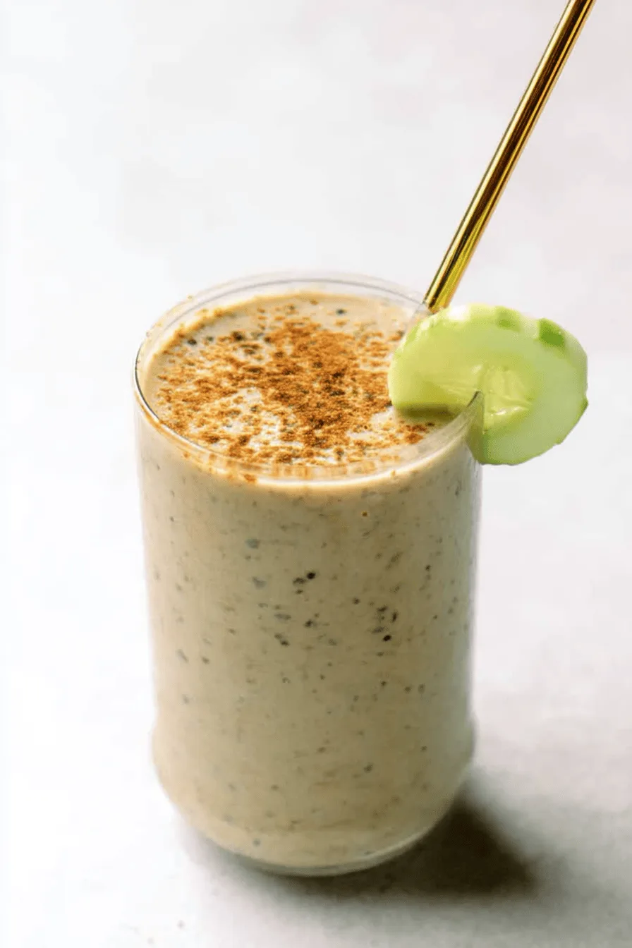 Cucumber Pear Smoothie