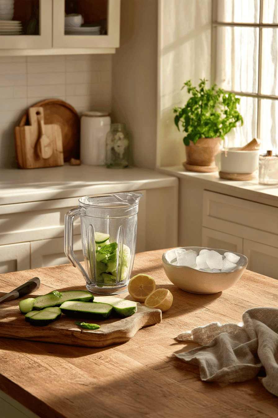 Cucumber Pear Smoothie