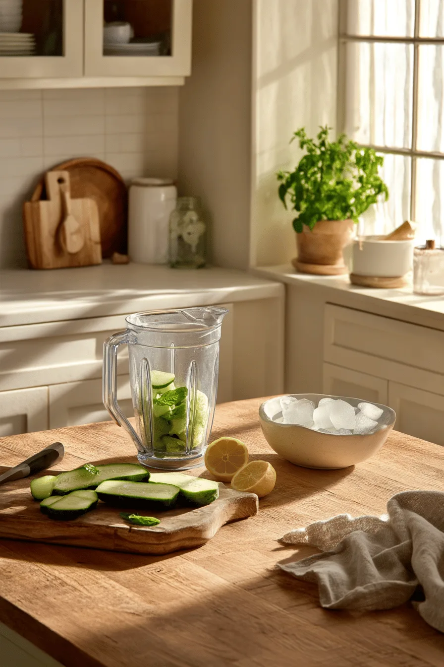 Cucumber Pear Smoothie