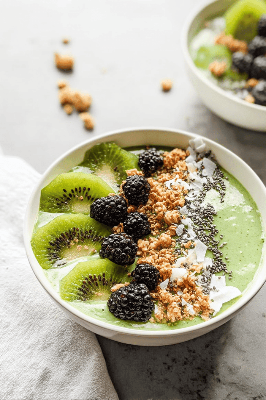Fresh And Vibrant Green Smoothie Bowl Recipe For A Healthy Start 10 Green Smoothie Bowl