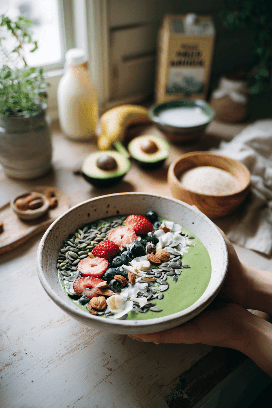 Fresh And Vibrant Green Smoothie Bowl Recipe For A Healthy Start 9 Green Smoothie Bowl