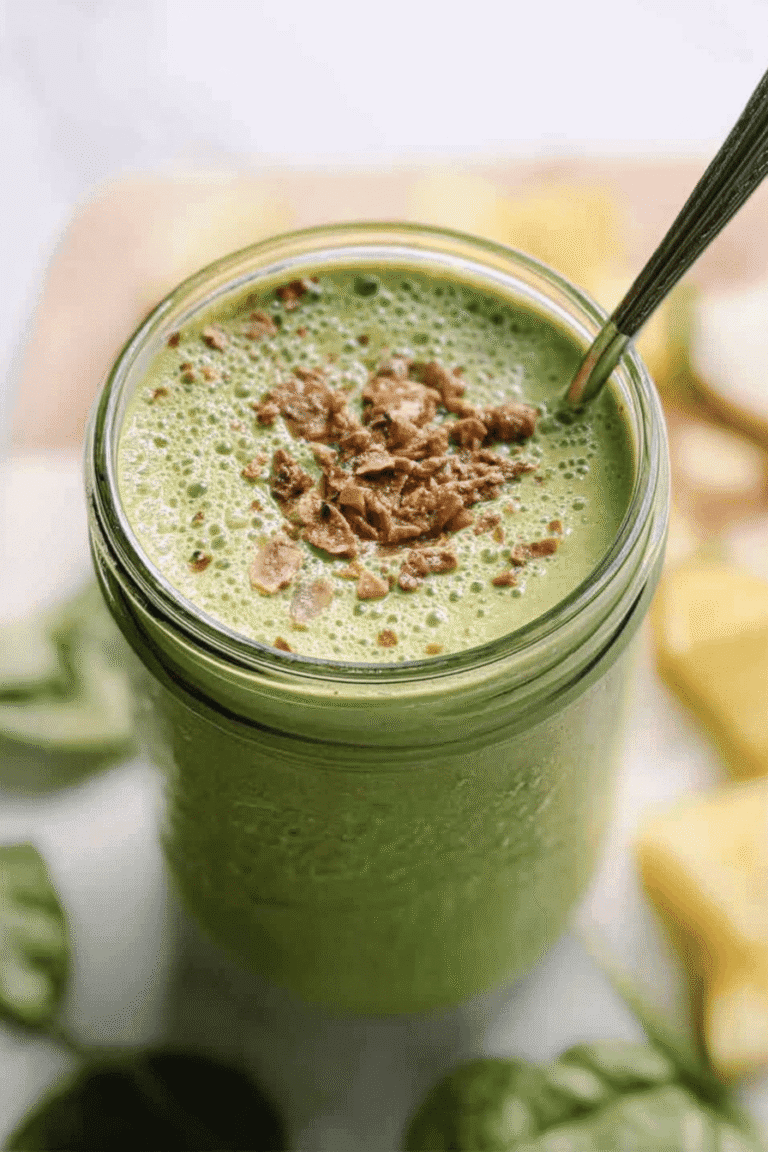 Hidden Veggie Pineapple Green Smoothie 2.Png