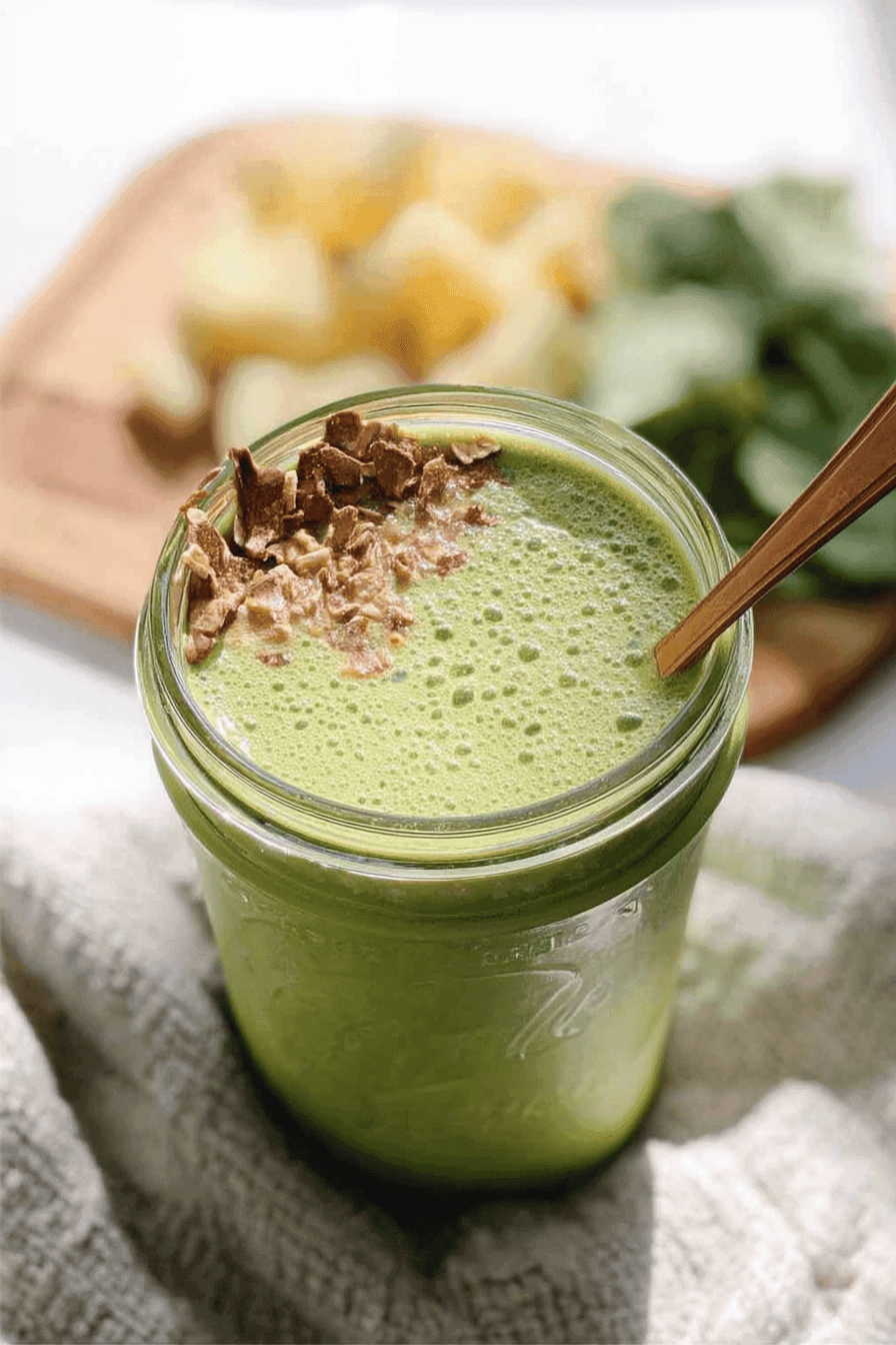 Hidden Veggie Pineapple Green Smoothie
