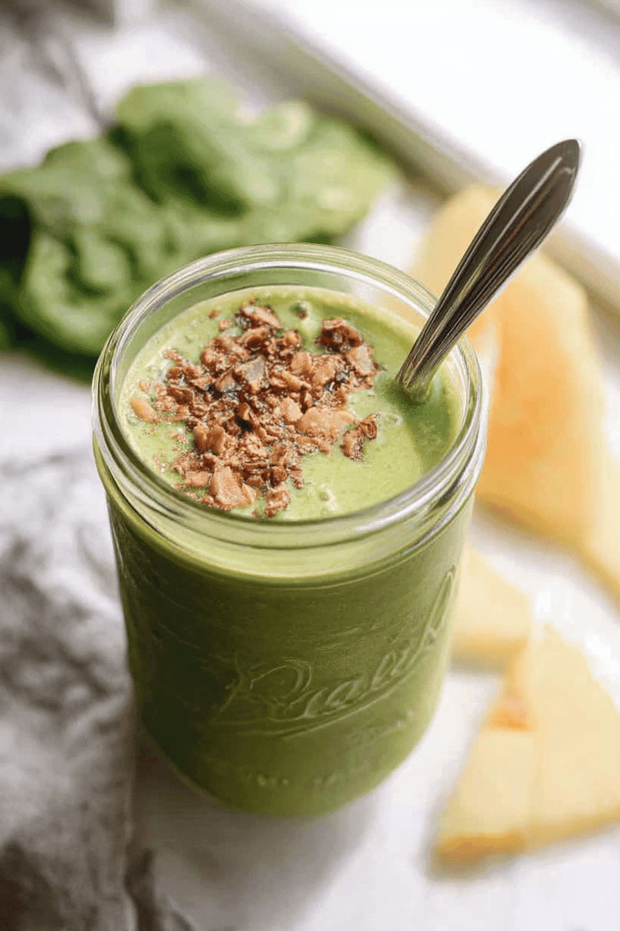Hidden Veggie Pineapple Green Smoothie