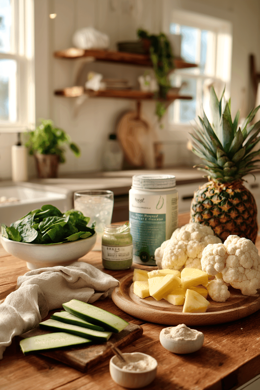 Hidden Veggie Pineapple Green Smoothie