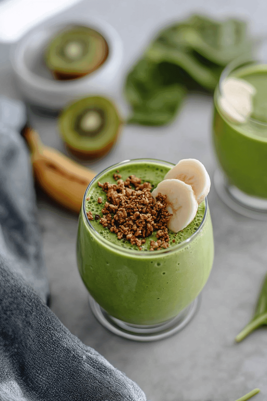 Kiwi Avocado Green Smoothie
