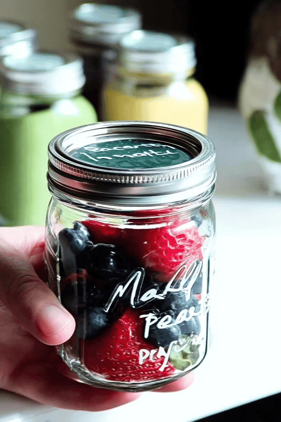 Make Ahead Smoothies