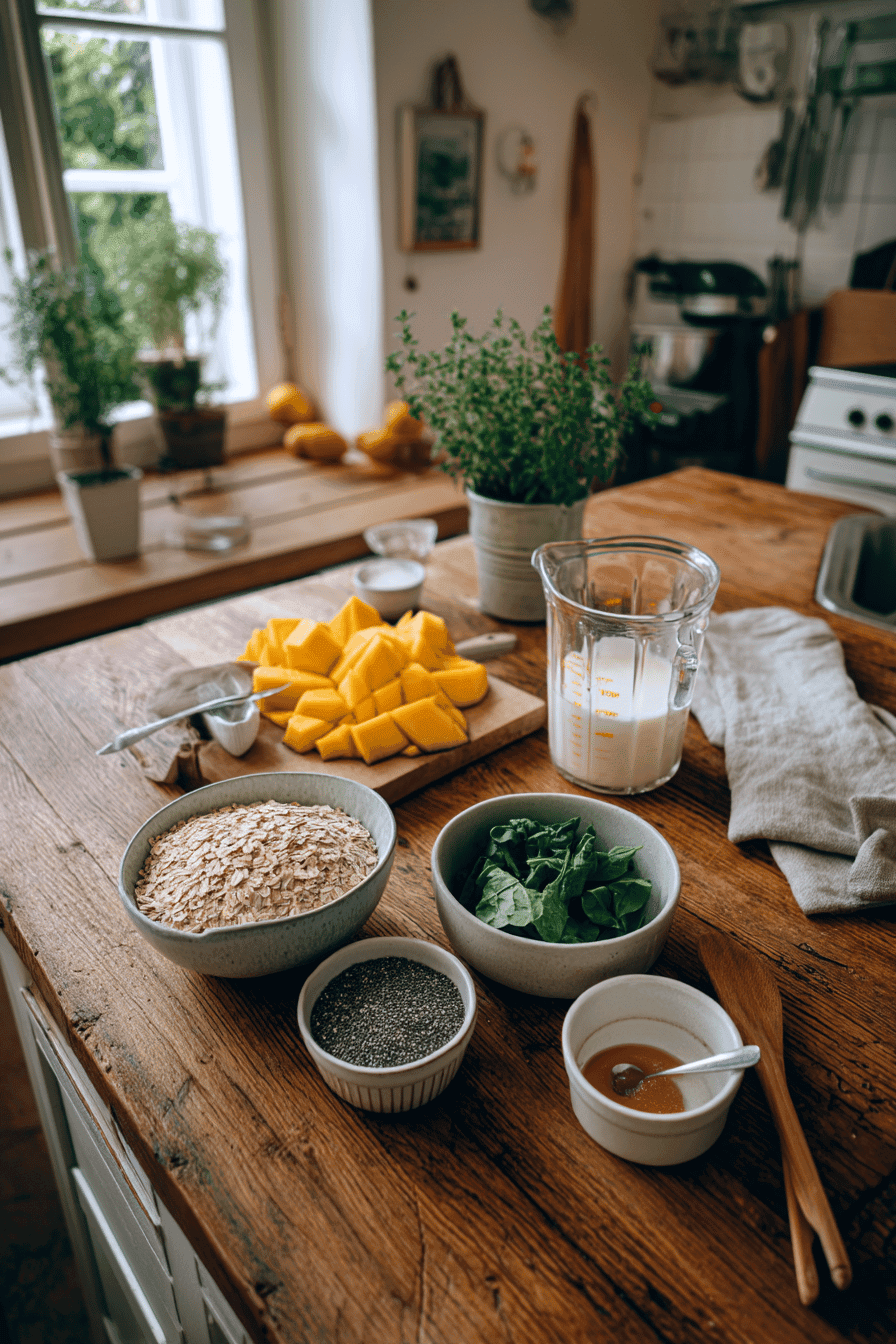 Mango Smoothie Bowl My New Morning Routine