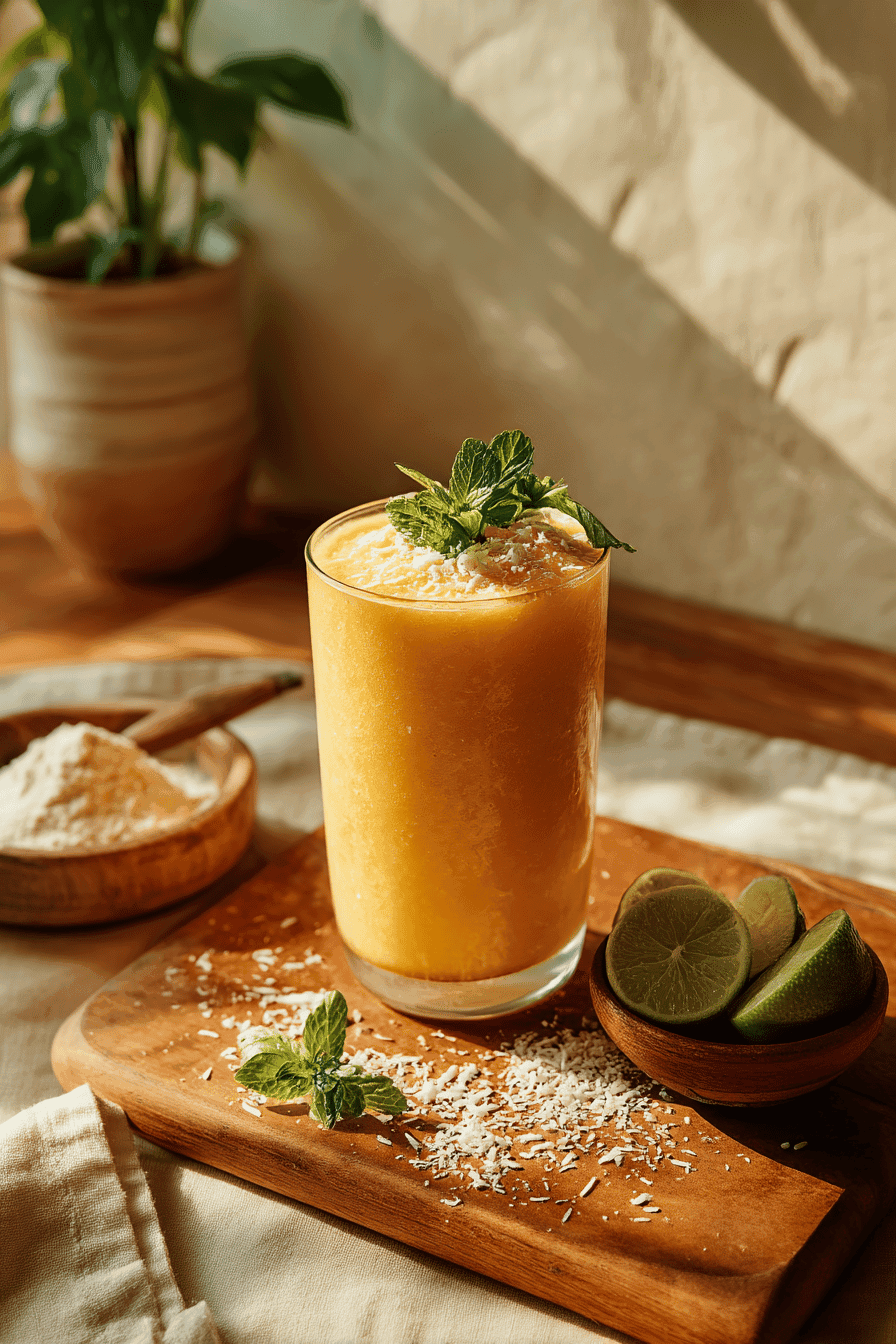 Peach Mango Smoothie