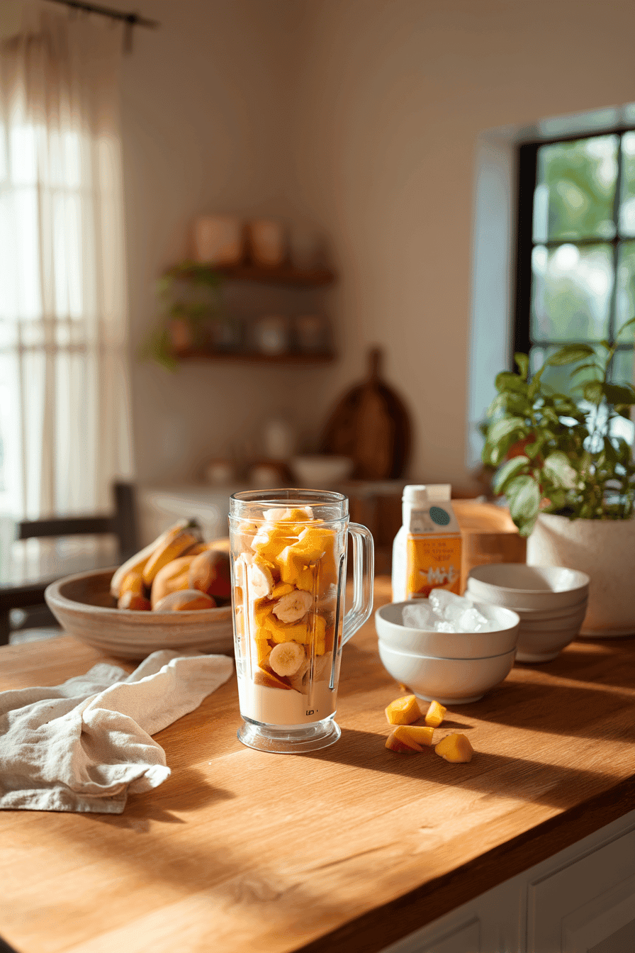 Peach Mango Smoothie