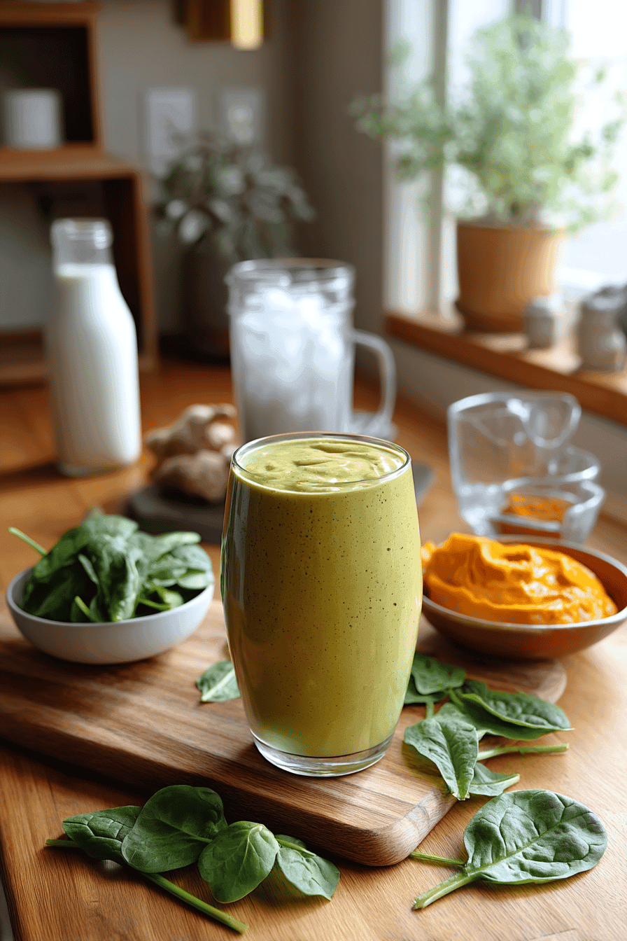 Pumpkin Spinach Smoothie
