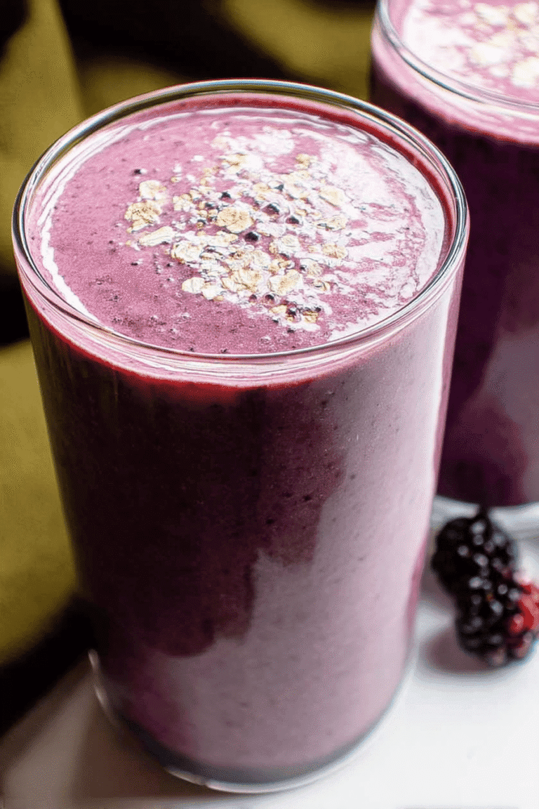 Refreshing Blackberry Smoothie Without Banana 2.Png