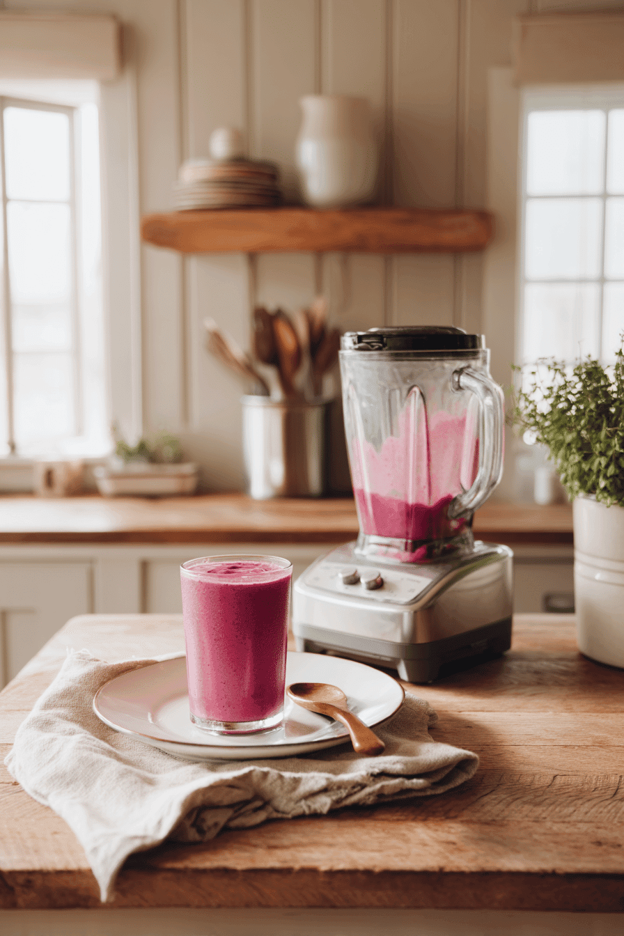 Refreshing Raspberry Smoothie