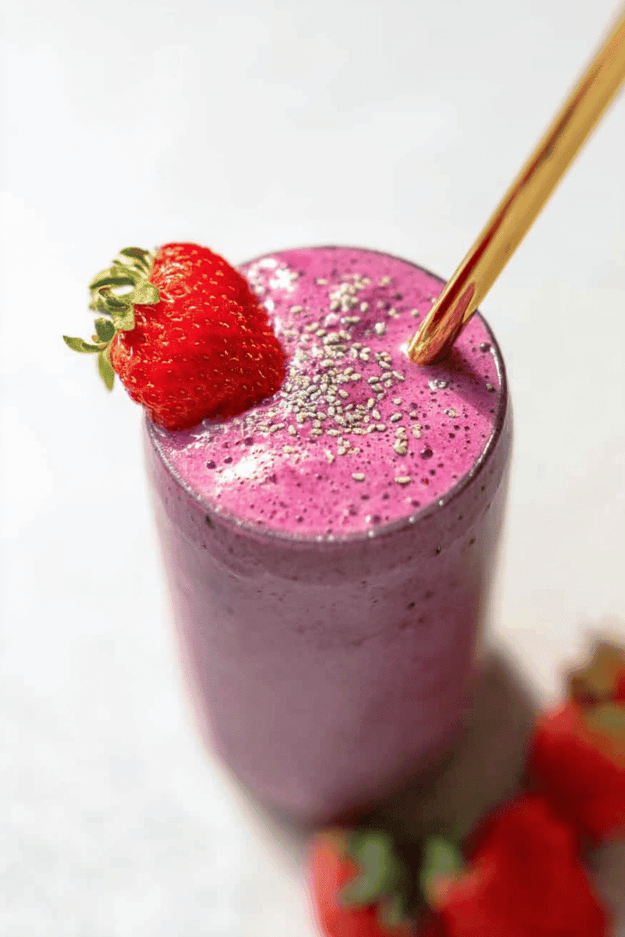 Vegan Triple Berry Protein Smoothie Recipe For Lasting Energy
