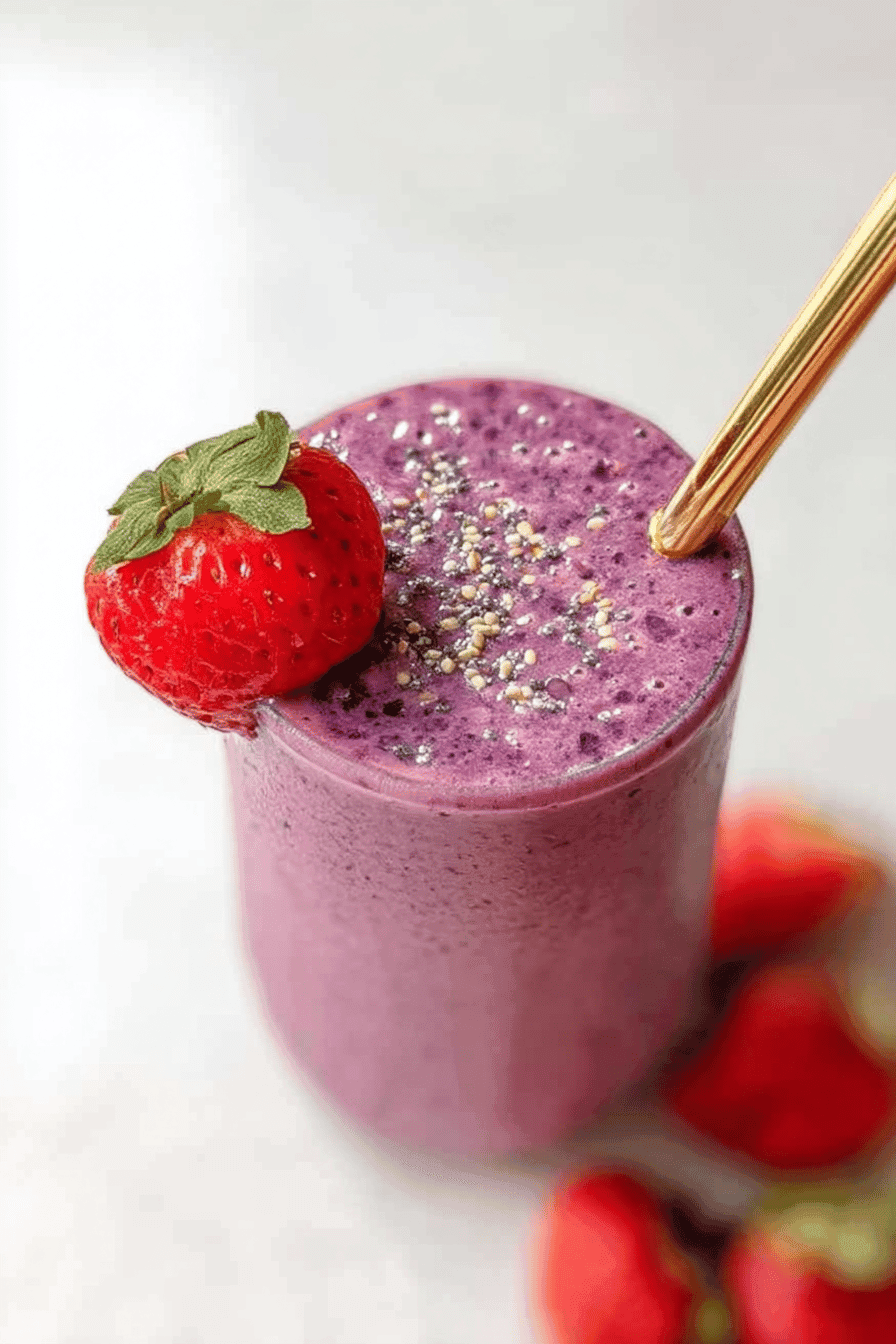 Creamy Vegan Triple Berry Protein Smoothie Recipe For Quick Nutrition 10 Vegan Triple Berry Protein Smoothie