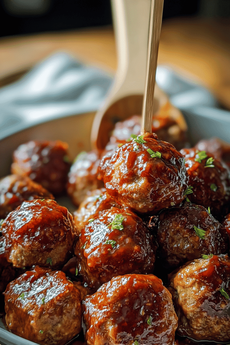 Bbq Meatballs Crockpot Recipe For Effortless Meals 8 Bbq Meatballs 2.Png