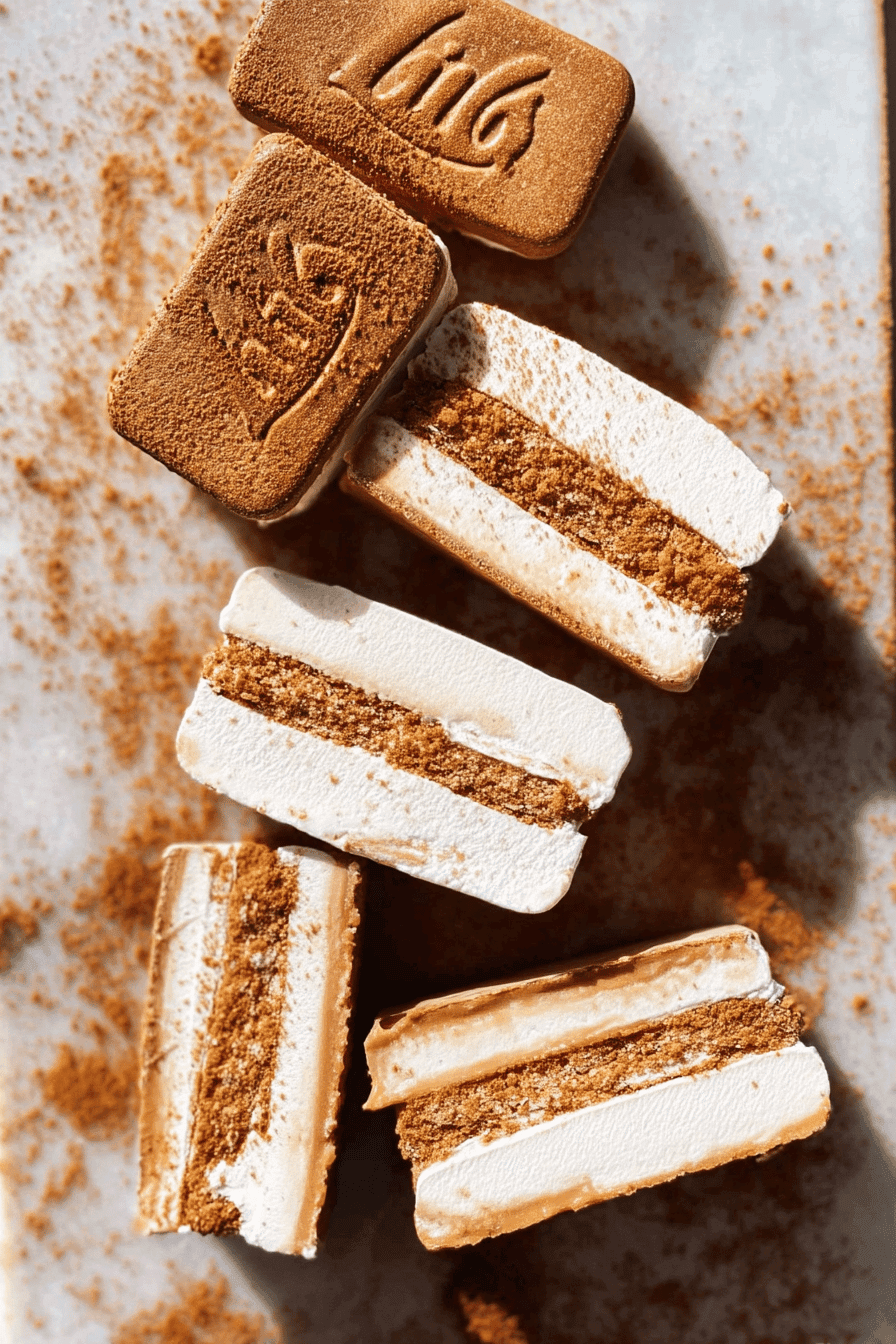 Biscoff Ice Cream Sandwiches