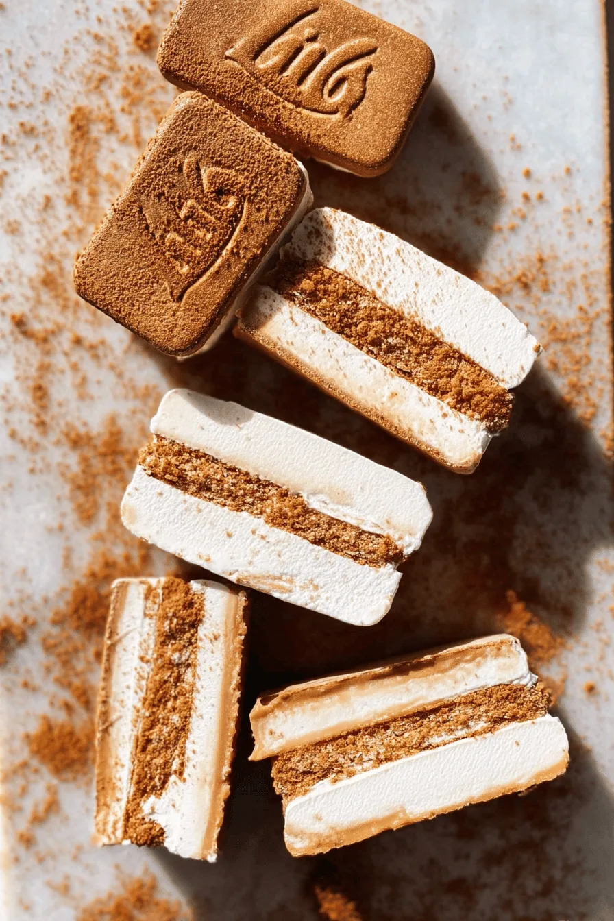 Biscoff Ice Cream Sandwiches You Can Make At Home In Just A Few Simple Steps 7 Biscoff Ice Cream Sandwiches