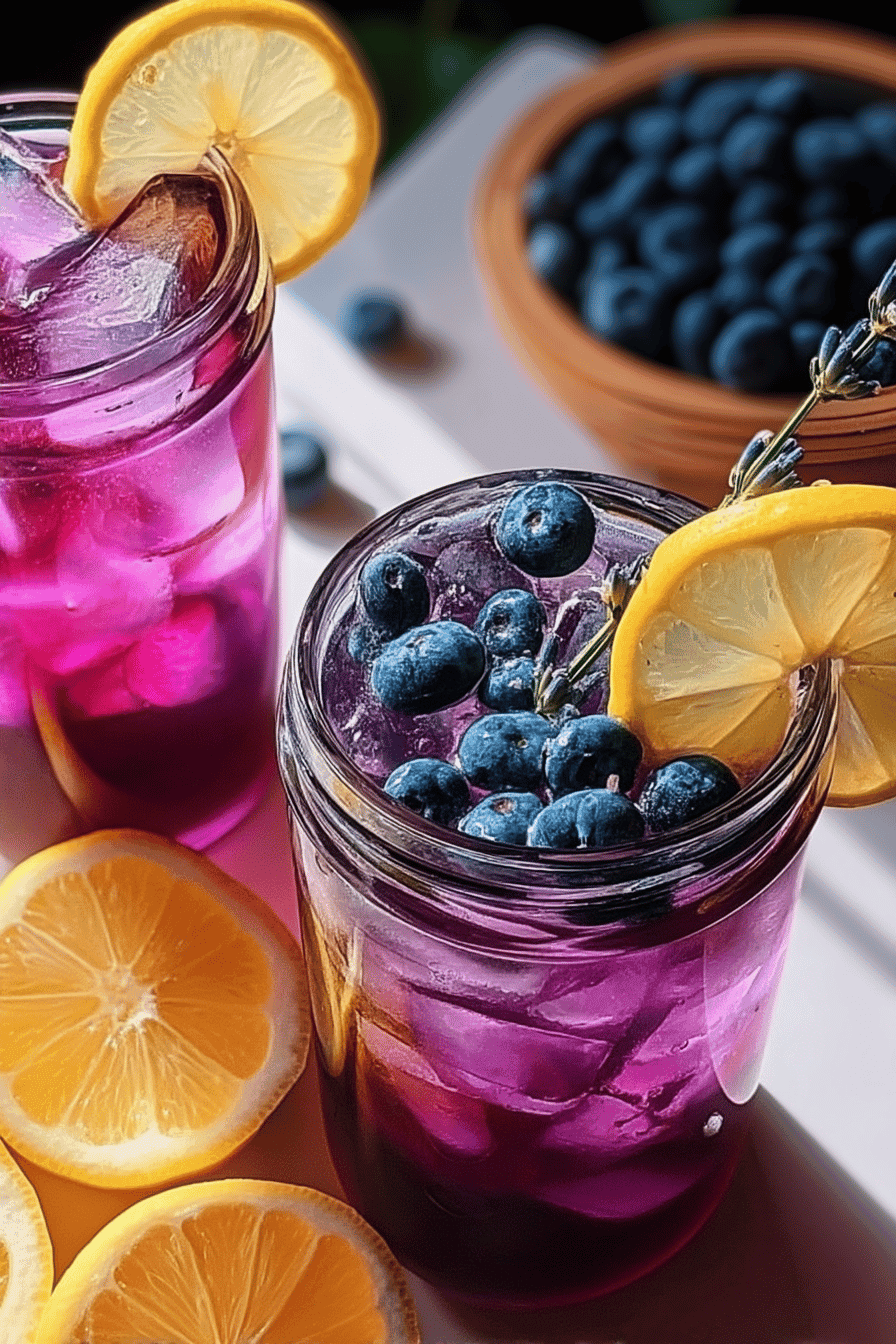 Blueberry Lavender Lemonade