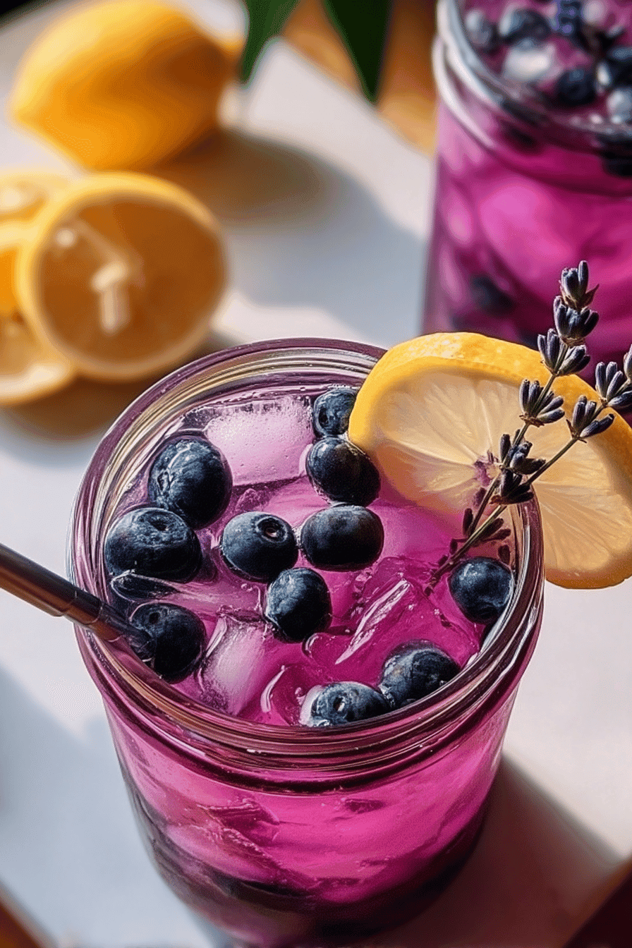 Blueberry Lavender Lemonade
