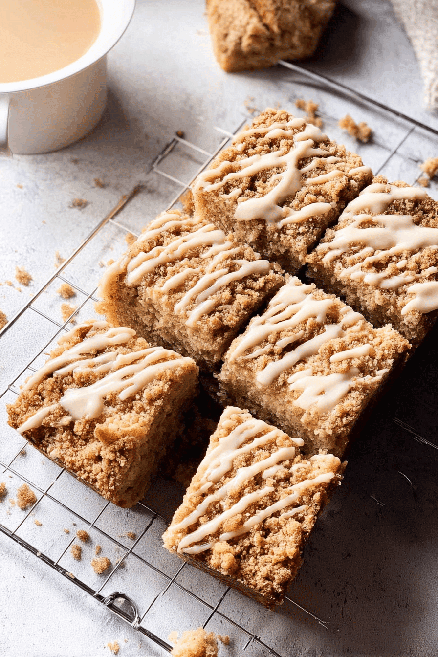 Brown Butter Maple Crumb Cake
