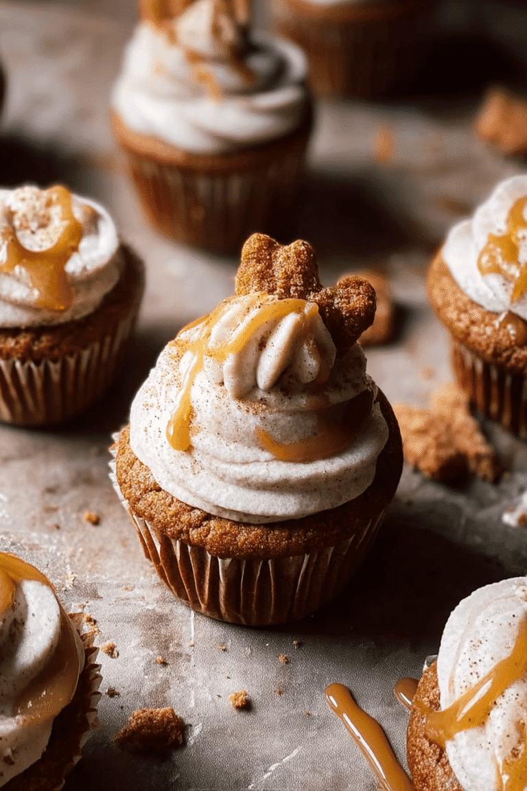 Chai Spice Maple Cupcakes With Chocolate Drizzle And Creamy Caramel Frosting 5 Chai Spice Maple Cupcakes 2.Png