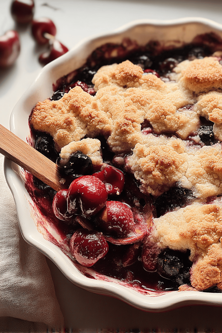 Cherry Cobbler Recipe With Fresh Or Frozen Cherries Recipe Tips 7 Cherry Cobbler