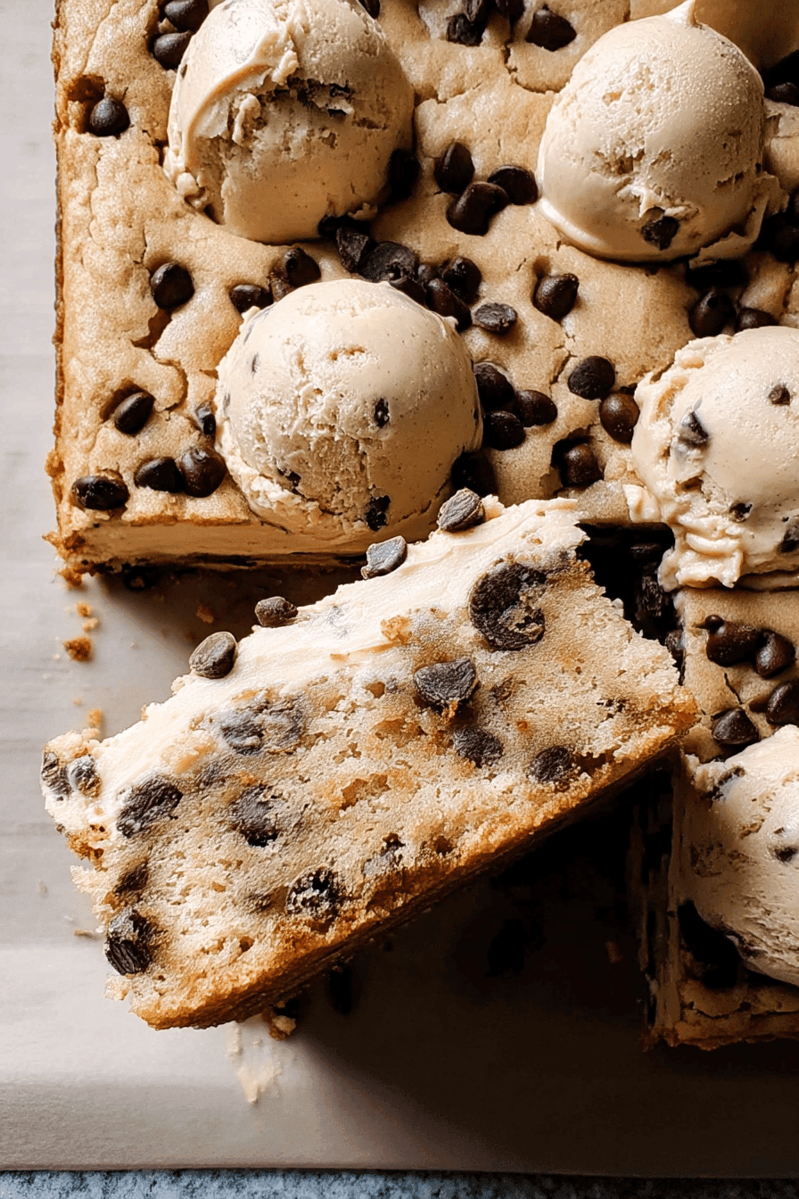 Chocolate Chip Cookie Sheet Cake