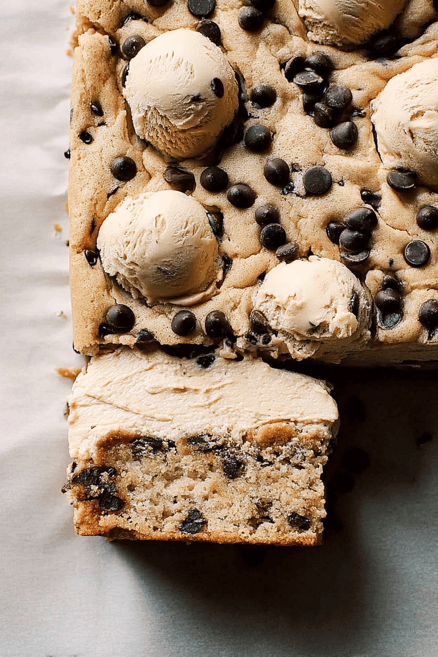 Chocolate Chip Cookie Sheet Cake