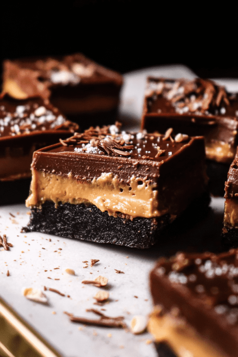 Chocolate Peanut Butter Fudge Bars With A Rich, Creamy Center And Crunchy Cookie Base 2 Chocolate Peanut Butter Fudge Bars 2.Png