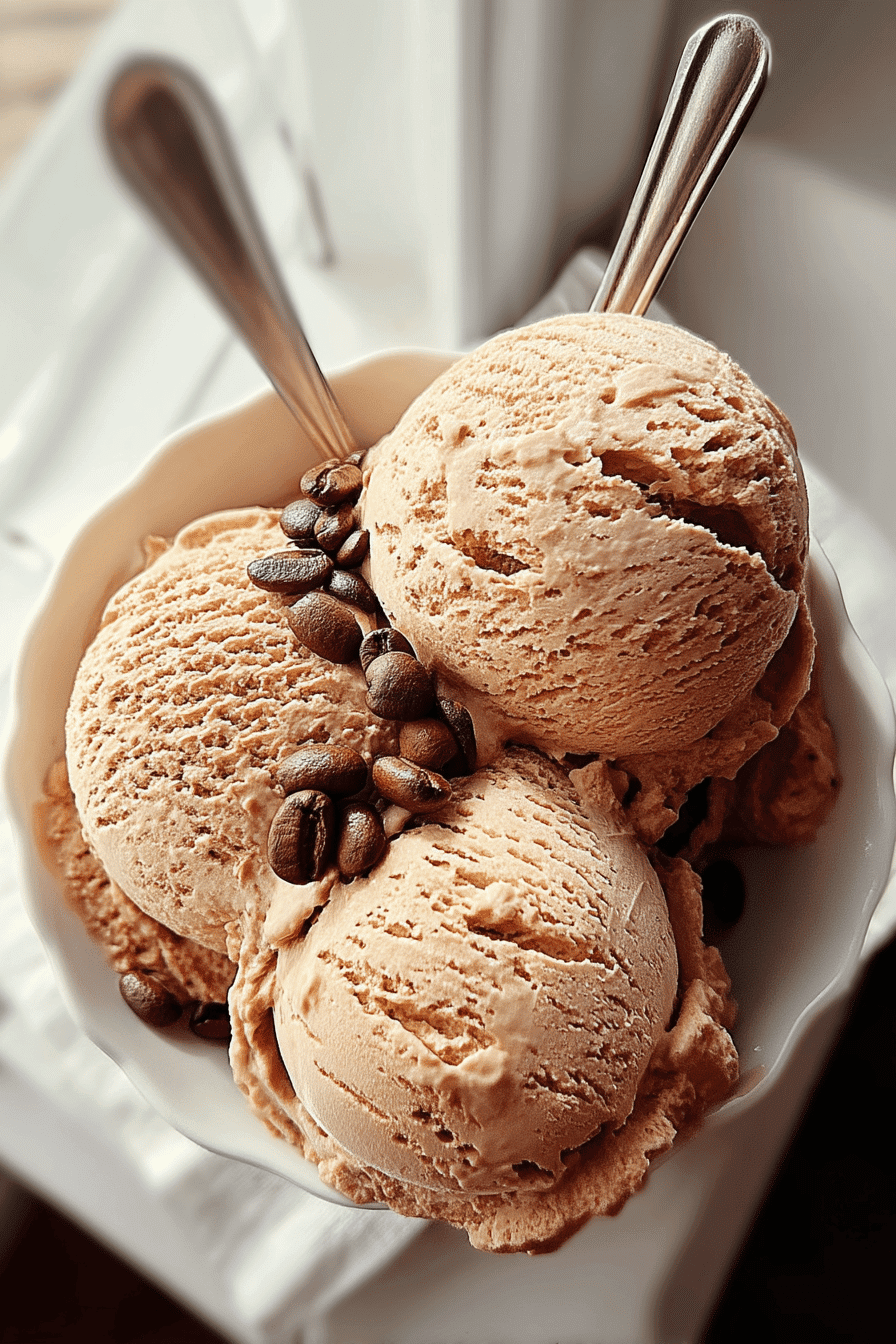 Coffee Ice Cream Recipe Simple Homemade Style 7 Coffee Ice Cream