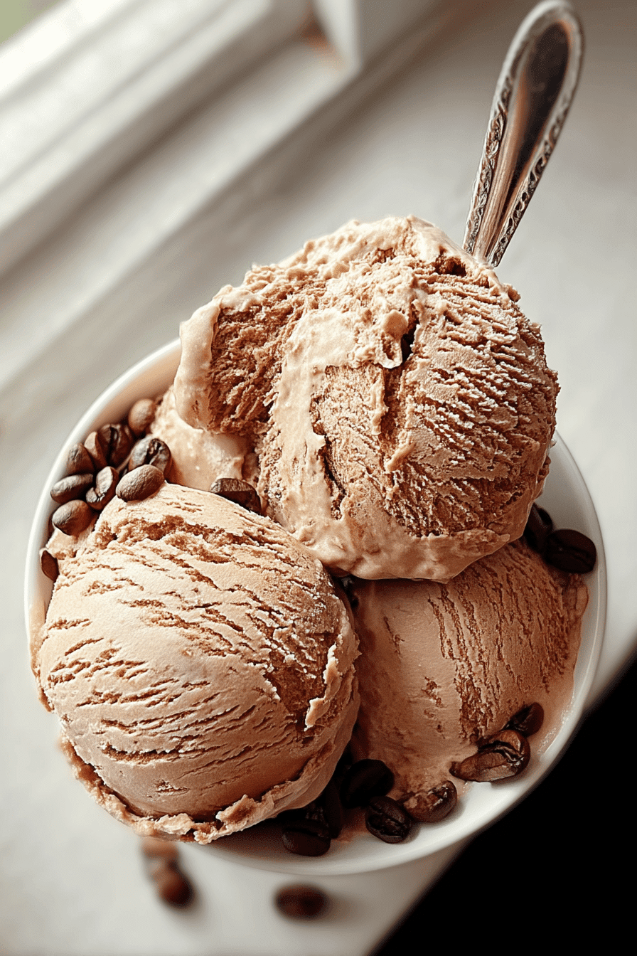 Coffee Ice Cream Recipe Simple Homemade Style 6 Coffee Ice Cream