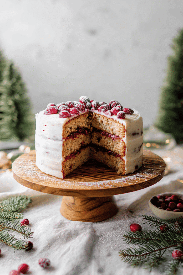 Cranberry White Christmas Cake Recipe With Festive Flavors And A Light, Buttery Crumb 8 Cranberry White Christmas Cake 2.Png