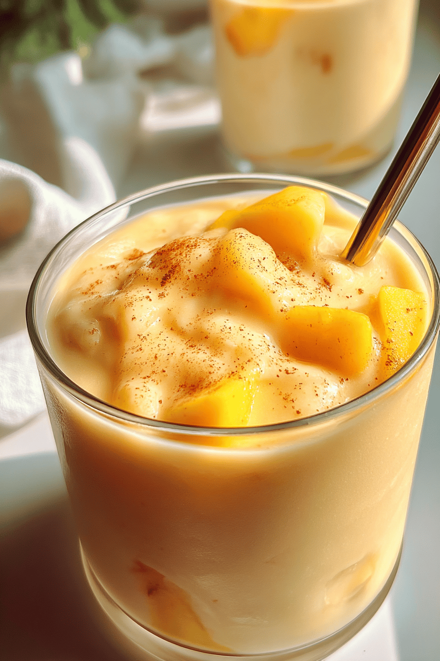 Creamy Peach Smoothie