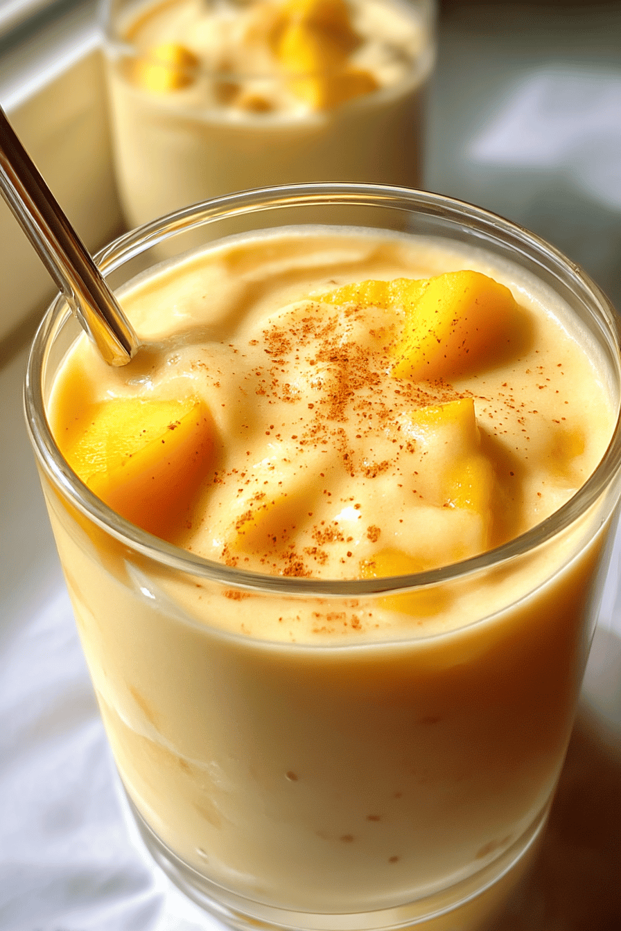 Creamy Peach Smoothie