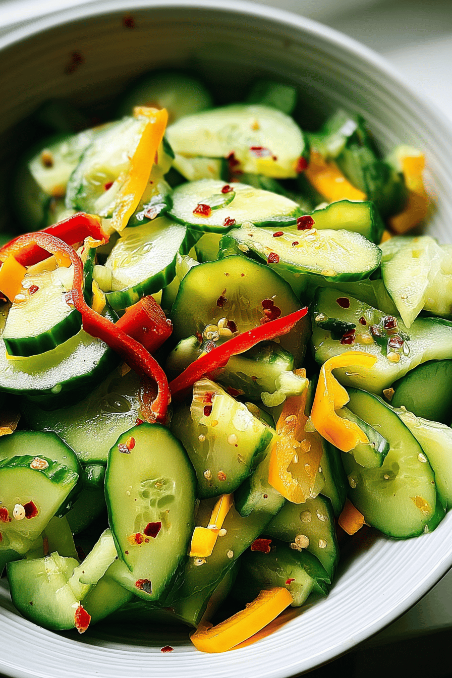 Cucumber Pepper Salad