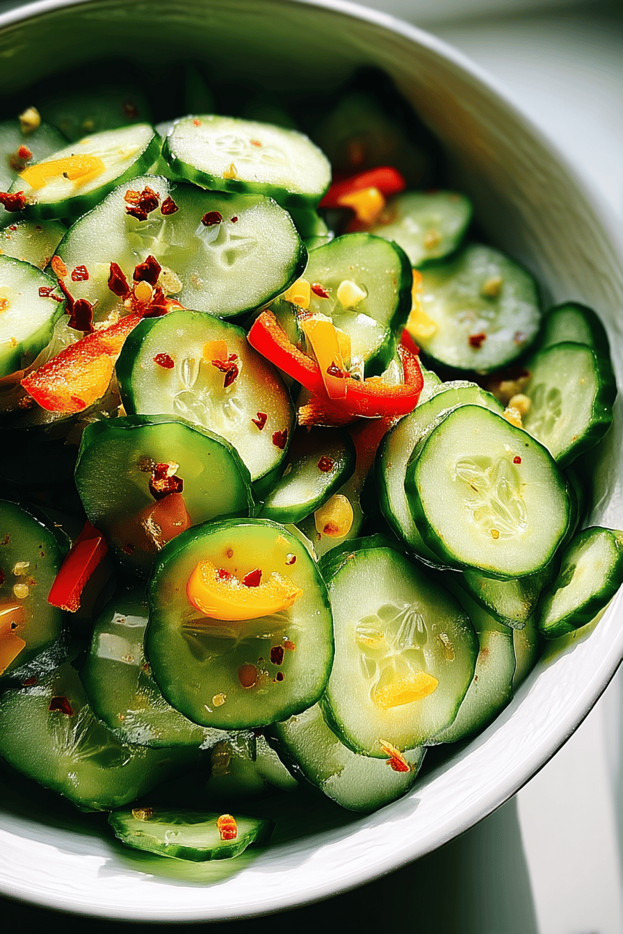 Cucumber Pepper Salad